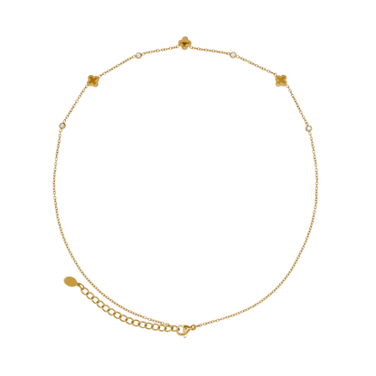Kette Damen Edelstahl Alizee Gold in der gratis Geschenkbox