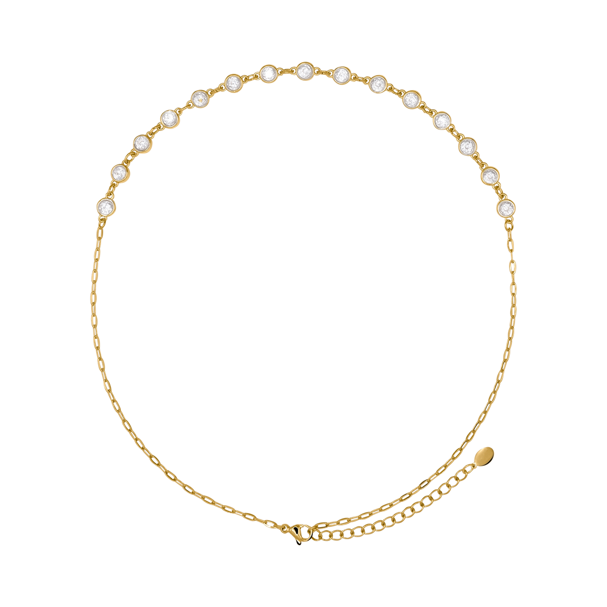 Halskette Damen Edelstahl Rosalie Gold mit gratis Geschenkbox