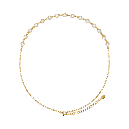 Halskette Damen Edelstahl Rosalie Gold mit gratis Geschenkbox