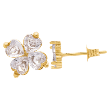 Ohrringe Eleanor Stein Weiß