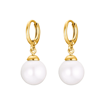 Ohrringe Alenia mit weißer Perle