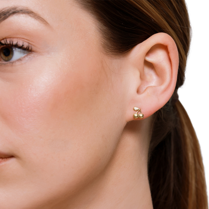 Ohrringe Damen Edelstahl Eleni Gold Detailansicht