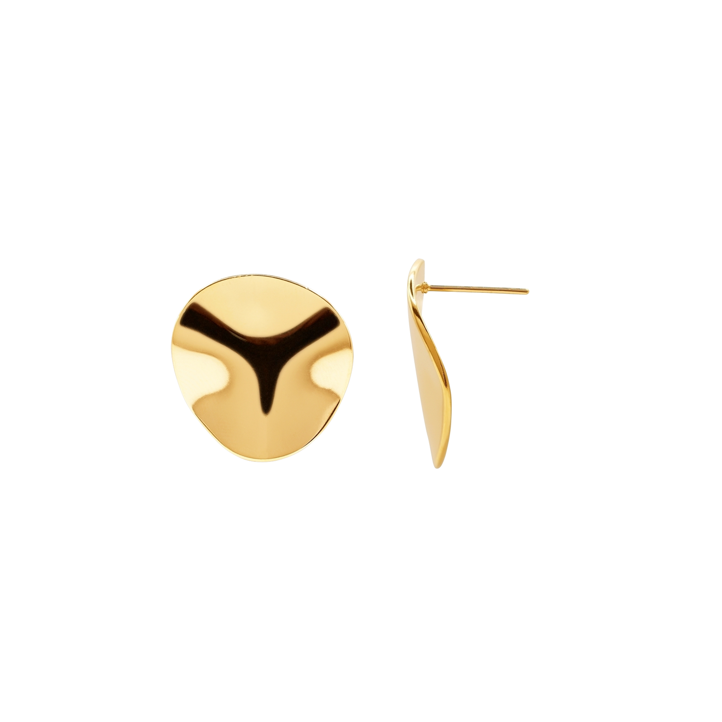 Ohrringe Damen Edelstahl Lani in Gold – gestylt im Look
