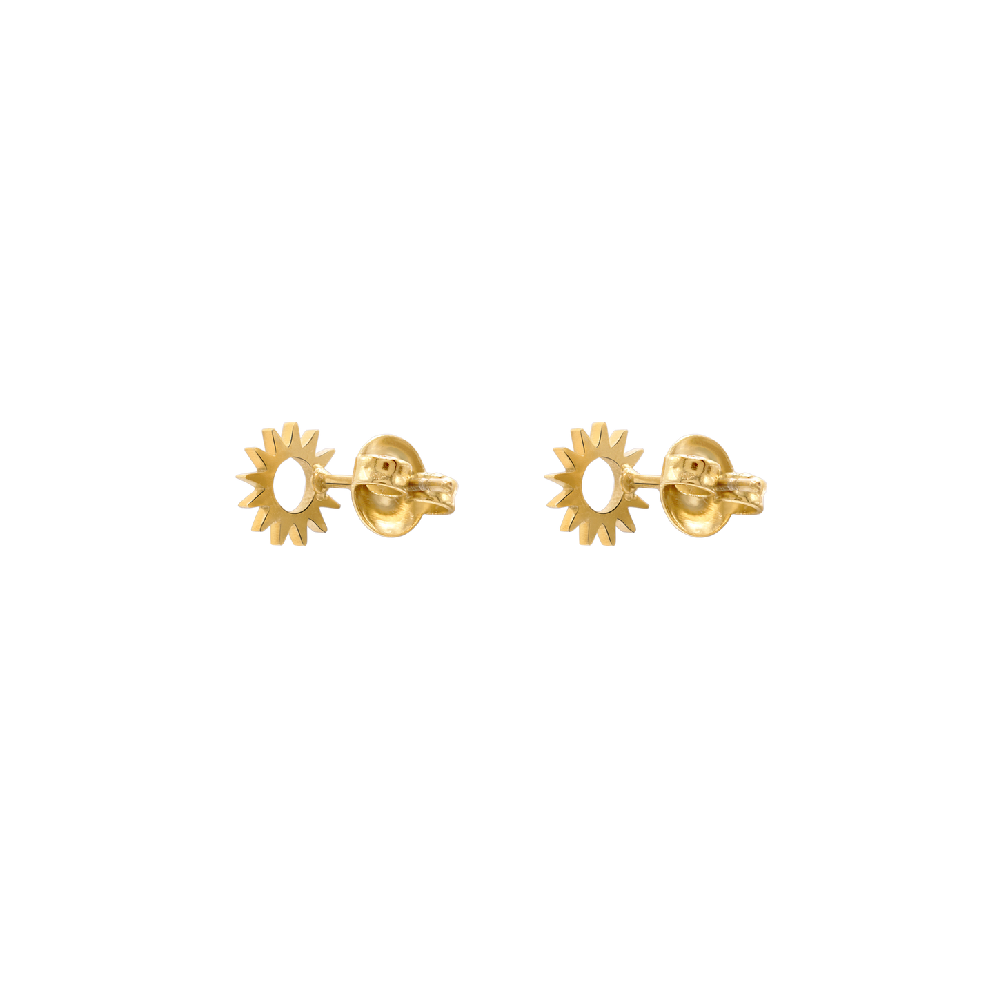 Ohrringe Damen Edelstahl Veda in Gold – mit Geschenkbox
