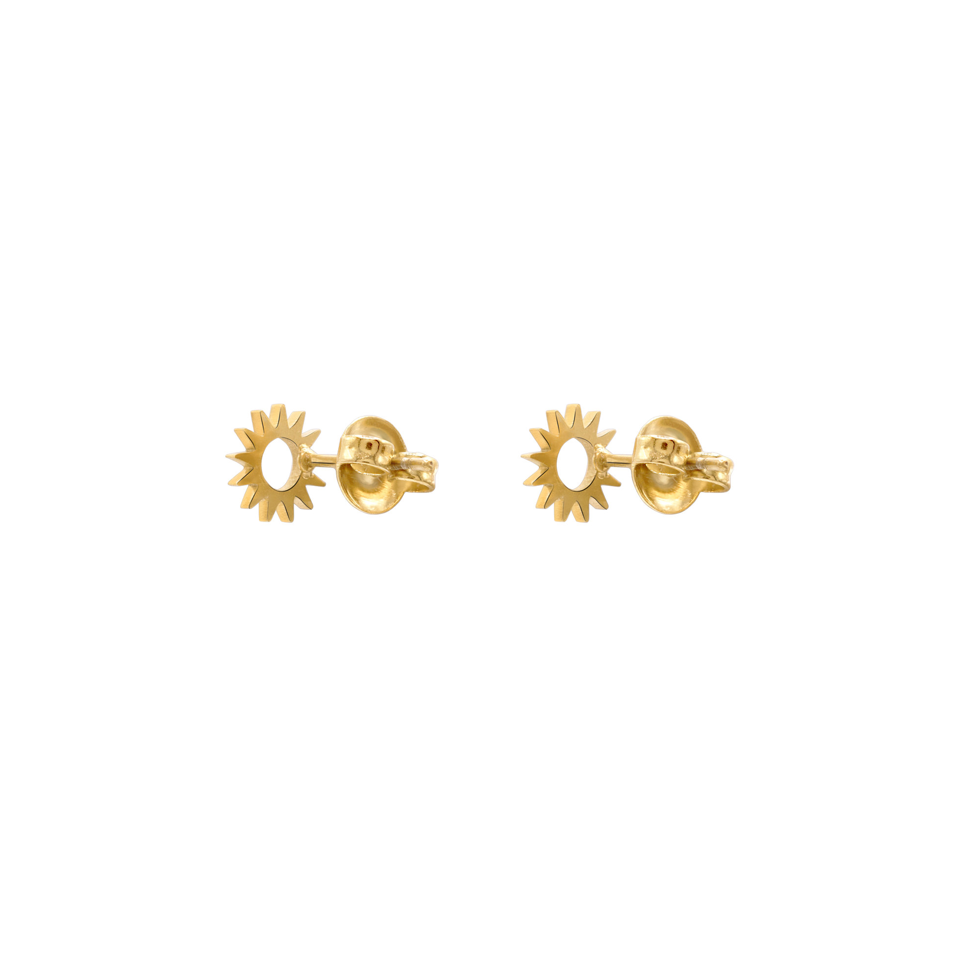 Ohrringe Damen Edelstahl Veda in Gold – mit Geschenkbox
