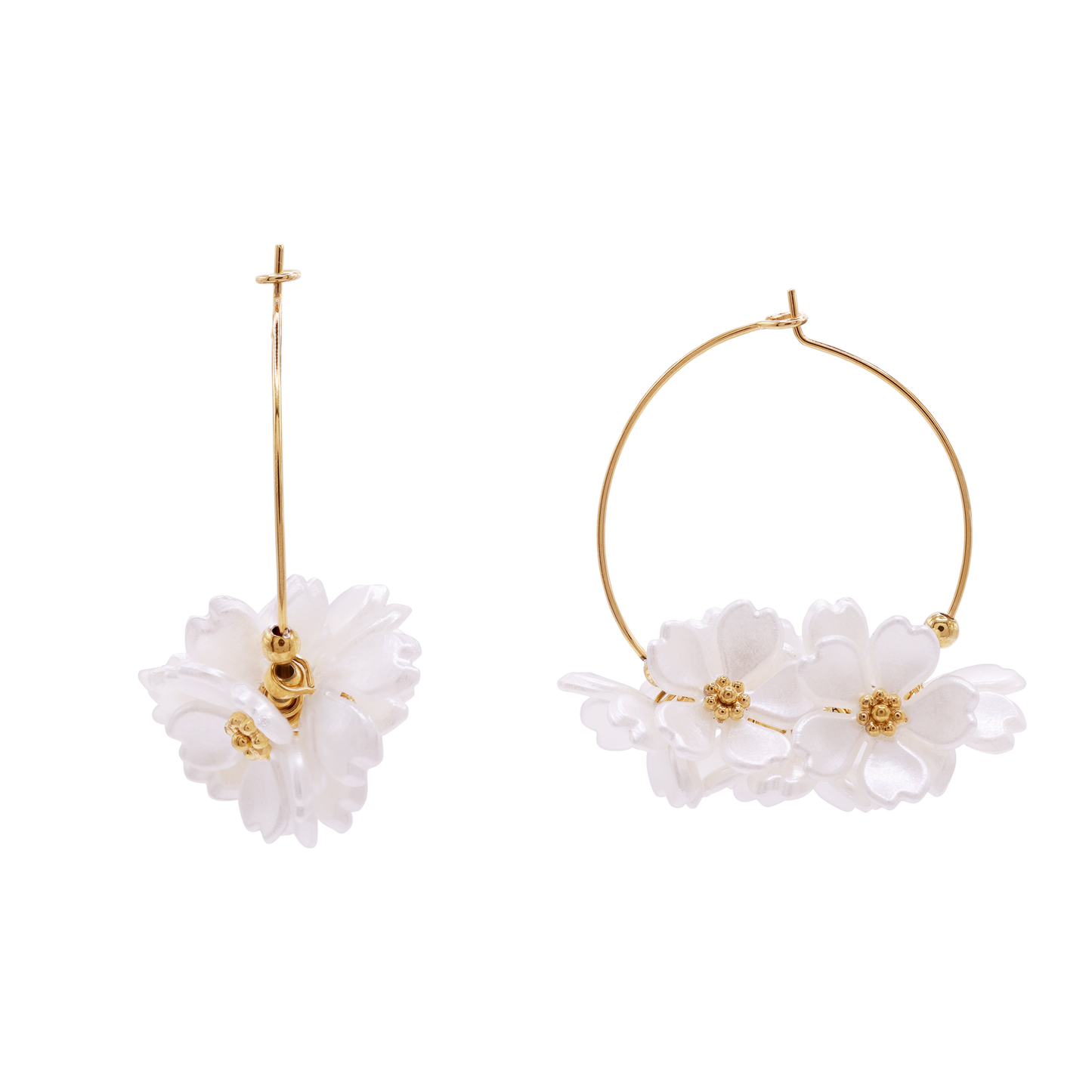 Ohrringe Damen Edelstahl Luciana in Gold – Produktansicht