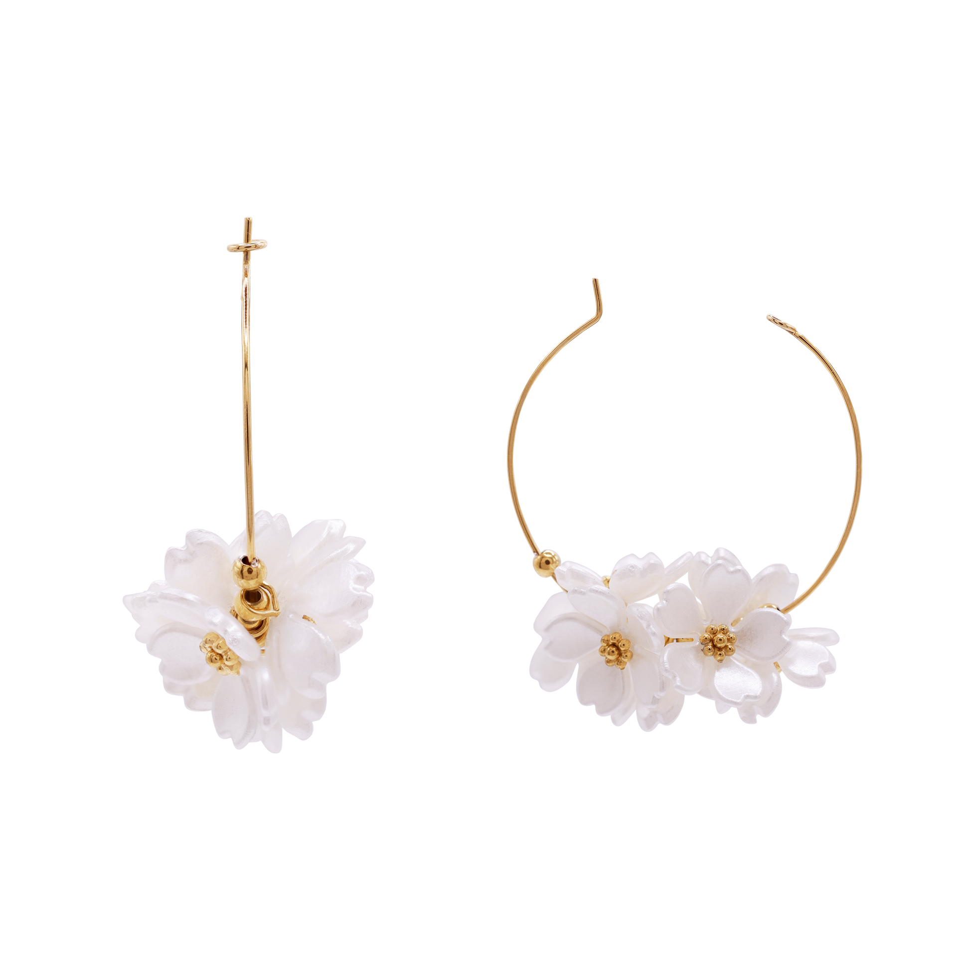 Ohrringe Damen Edelstahl Luciana in Gold – gestylt im Look