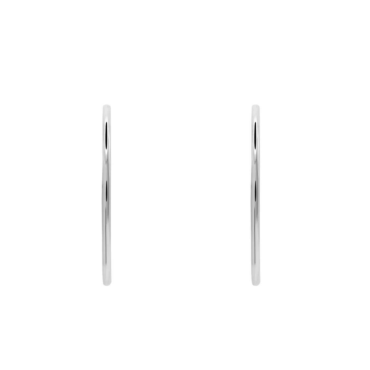 Ohrringe Damen Edelstahl Elide in Silber - Verschluss im Detail