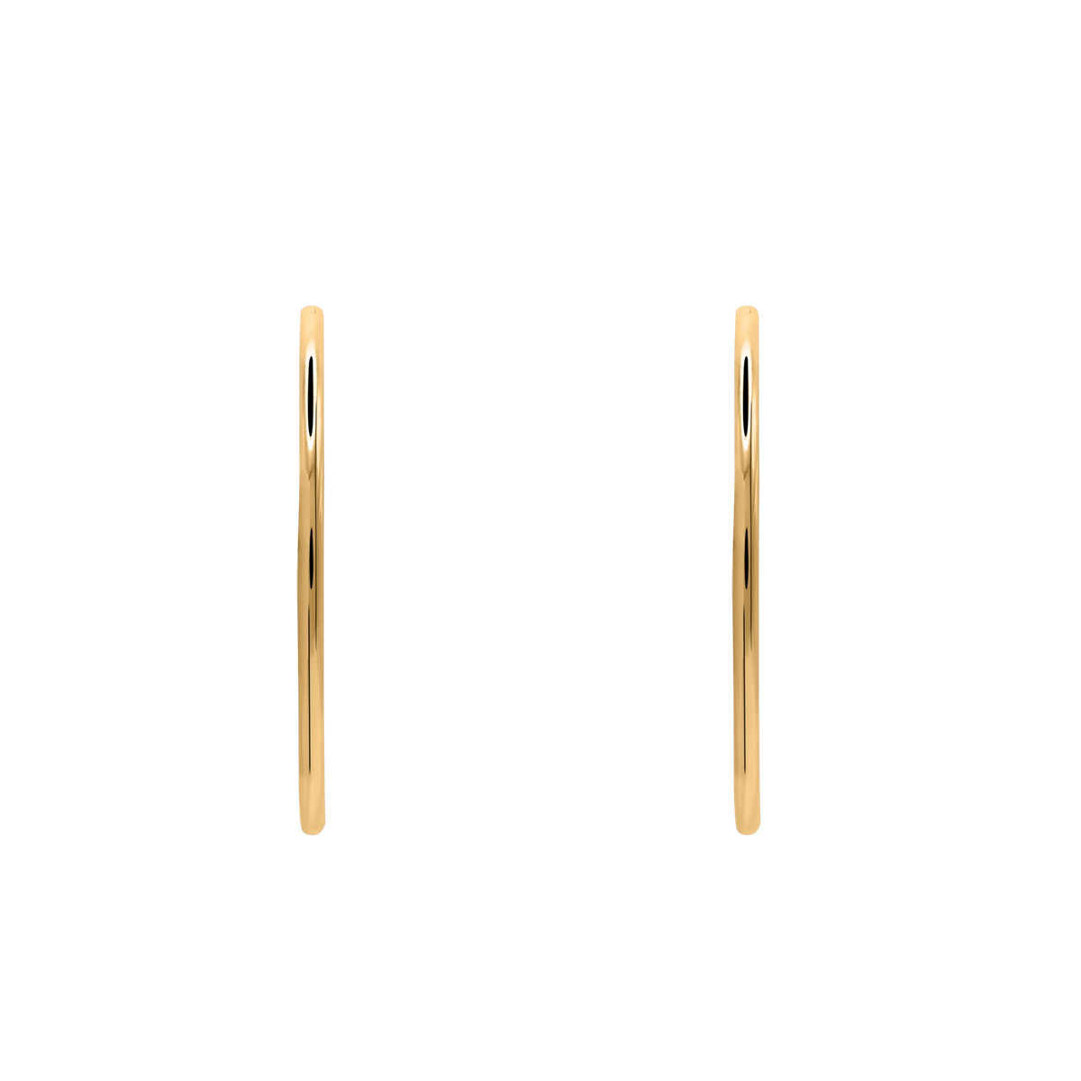 Ohrringe Damen Edelstahl Elide in Gold - Verschluss im Detail