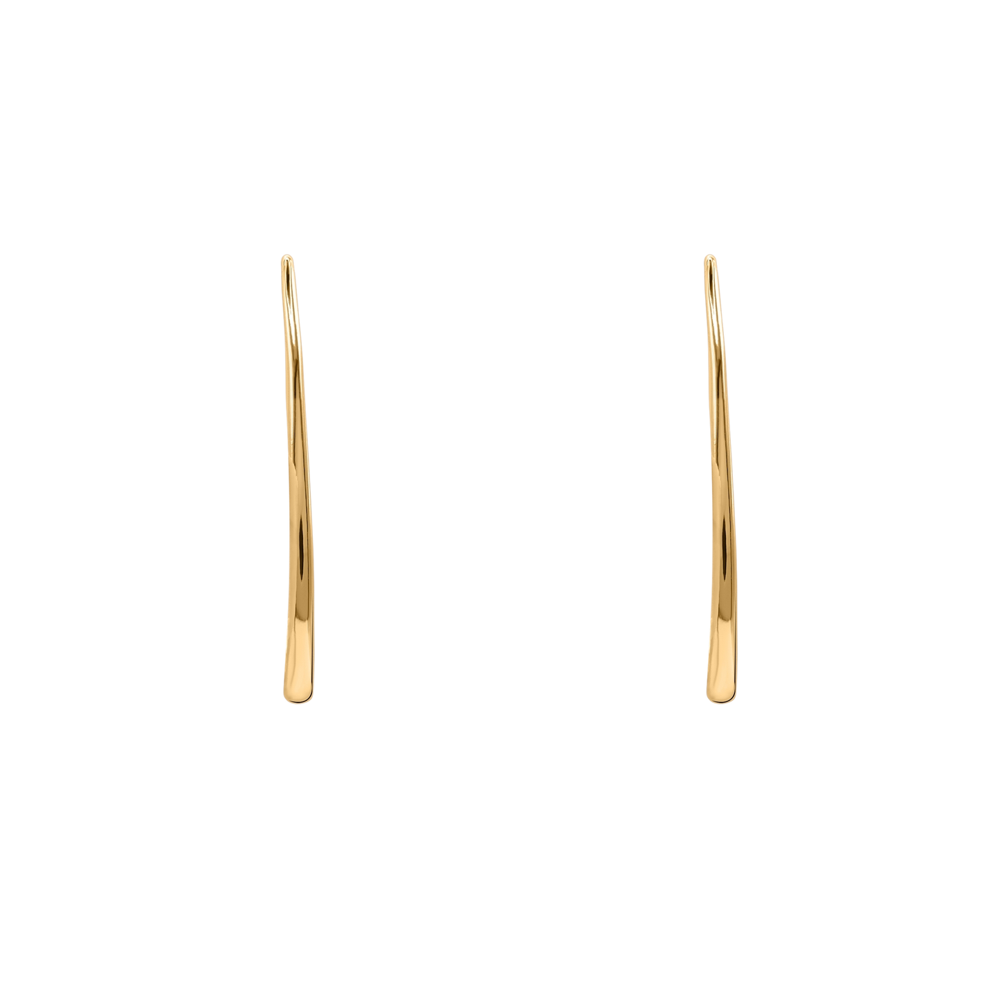 Ohrringe Damen Edelstahl Sveva Gold - Verschluss im Detail