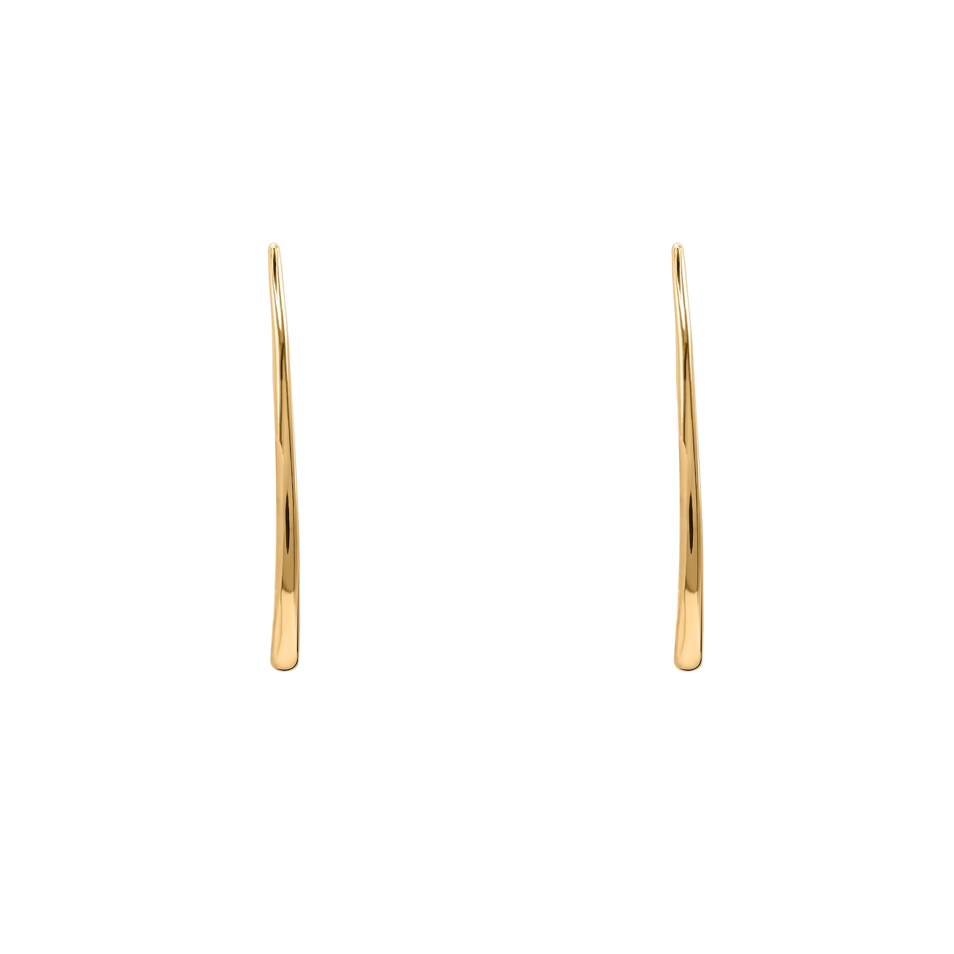 Ohrringe Damen Edelstahl Sveva Gold - Verschluss im Detail