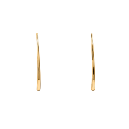 Ohrringe Damen Edelstahl Sveva Gold - Verschluss im Detail