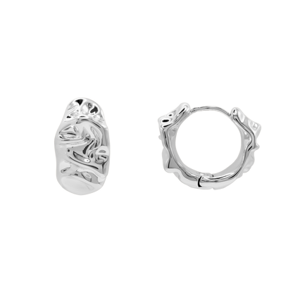 Ohrringe Damen Edelstahl Celeste in Silber - Produktansicht