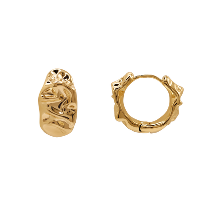 Ohrringe Damen Edelstahl Celeste in Gold - Produktansicht