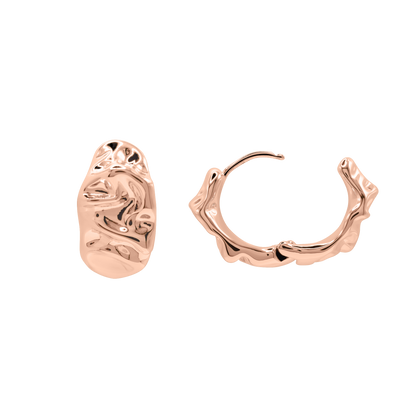 Damen Ohrringe Celeste in Rosé gestylt zum Outfit