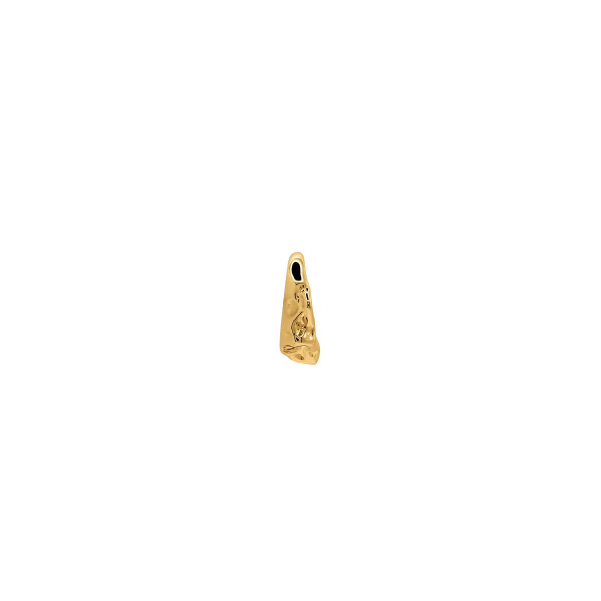 Ohrringe Damen Edelstahl Celeste in Gold - Verschluss im Detail