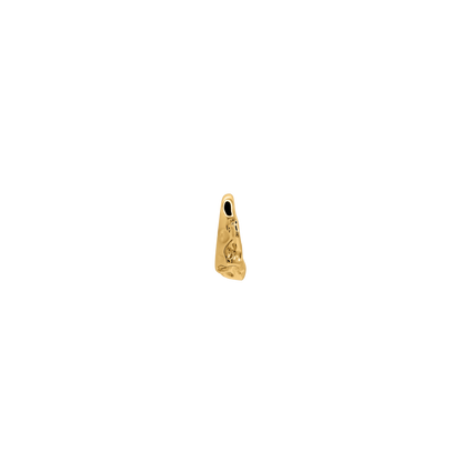 Ohrringe Damen Edelstahl Celeste in Gold - Verschluss im Detail