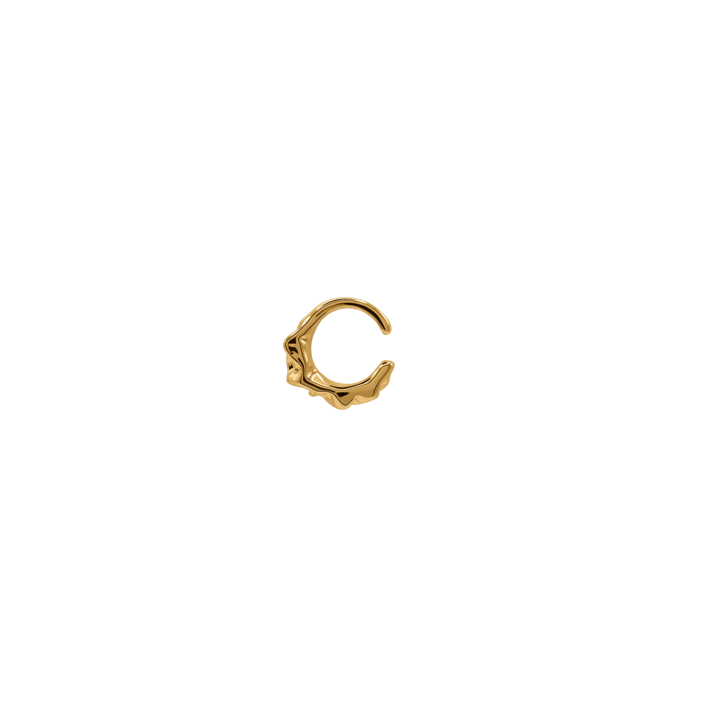 Damen Ohrringe Celeste in Gold gestylt zum Outfit