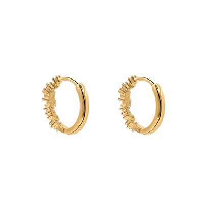 Ohrringe Damen Edelstahl Ottavia in Gold in der gratis Geschenkbox