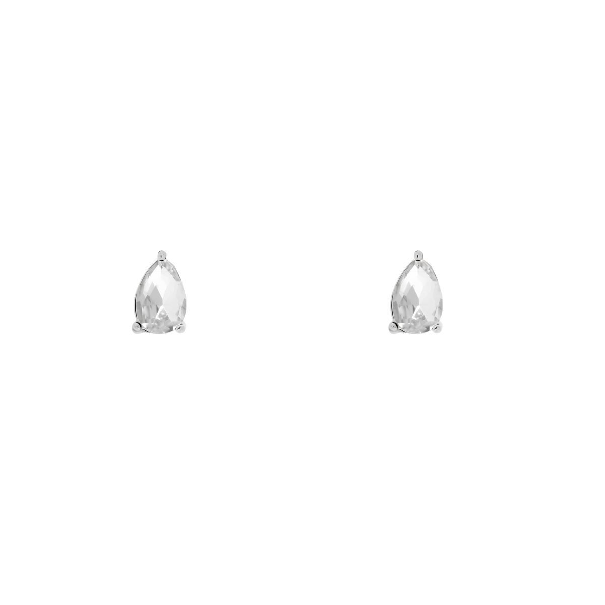 Ohrringe Damen Edelstahl Malys Silber - Detail des Verschlusses