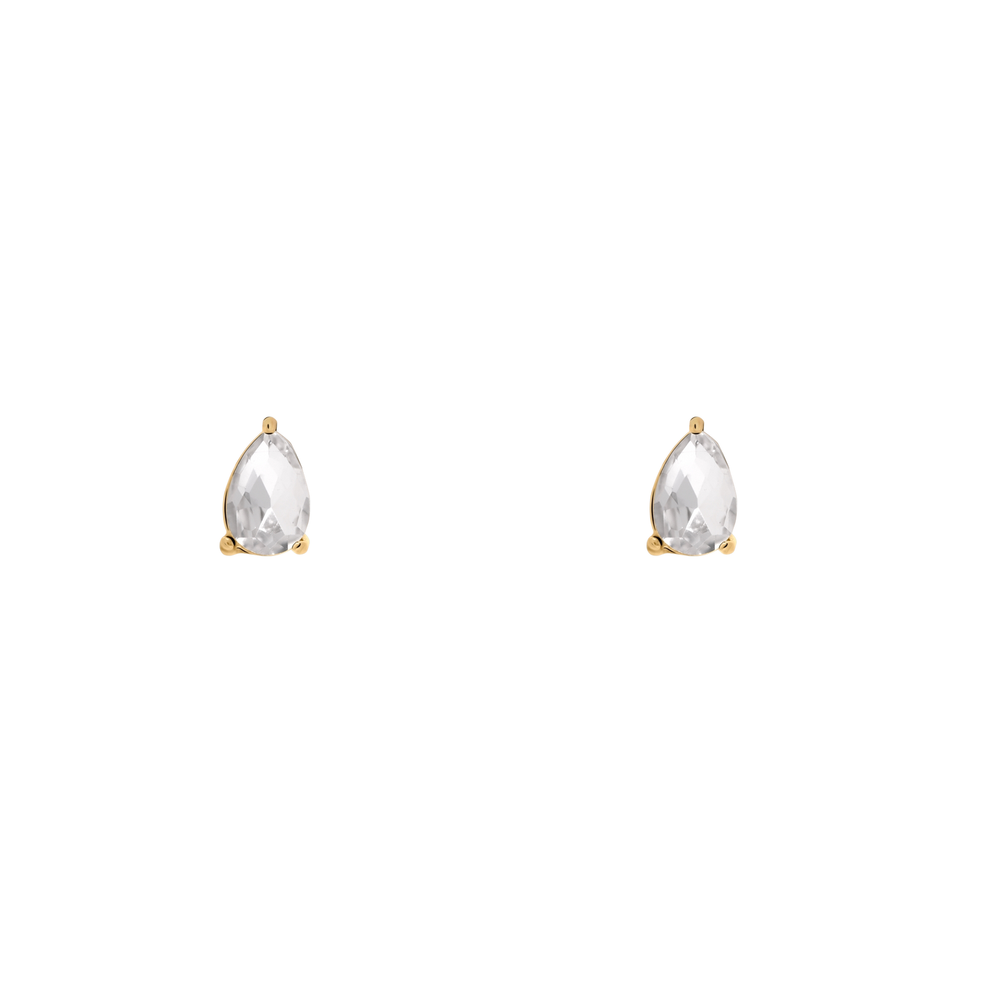 Ohrringe Damen Edelstahl Malys Gold - Detail des Verschlusses