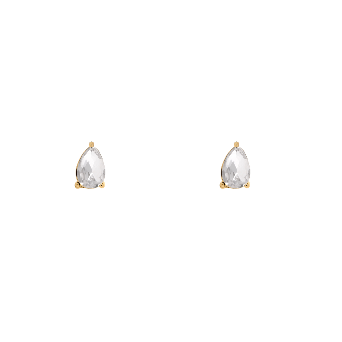 Ohrringe Damen Edelstahl Malys Gold - Detail des Verschlusses