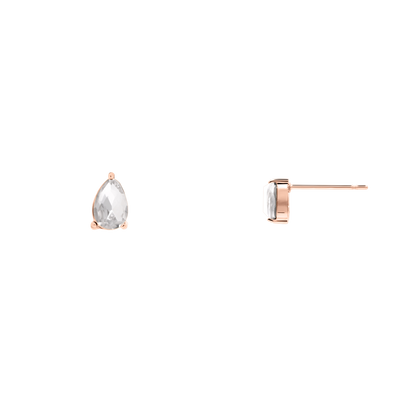Ohrringe Damen Edelstahl Malys Rosé gestylt zum Outfit