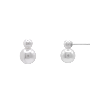 Ohrringe Damen Edelstahl Apolline in Silber - gestylt zum Outfit
