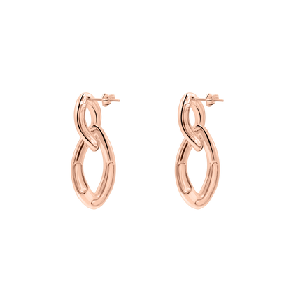 Ohrringe Damen Edelstahl Aitana in Rosé in der Heideman Geschenkbox