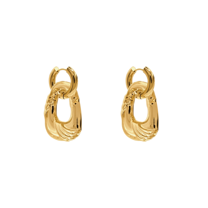 Ohrringe Damen Edelstahl Azaria in Gold in der gratis Geschenkbox