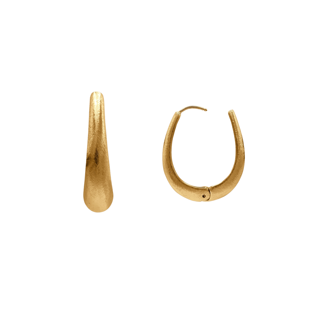 Ohrringe Damen Gold Astoria gestylt zum Outfit