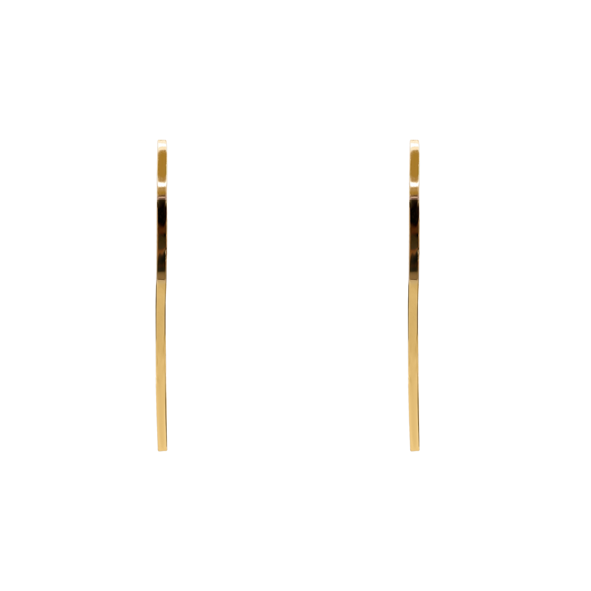 Ohrringe Damen Edelstahl Nerissa Gold - Klappverschluss im Detail