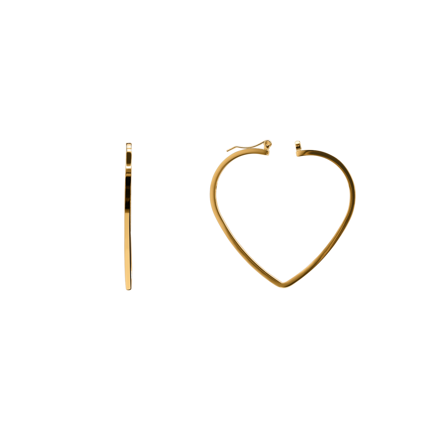 Ohrringe Damen Edelstahl Zephyra goldfarben stilvoll kombiniert