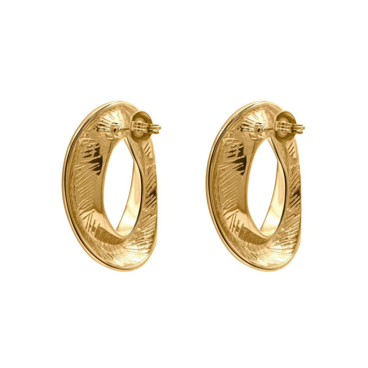 Ohrringe Damen Edelstahl Lunara in Gold - in der Geschenkbox