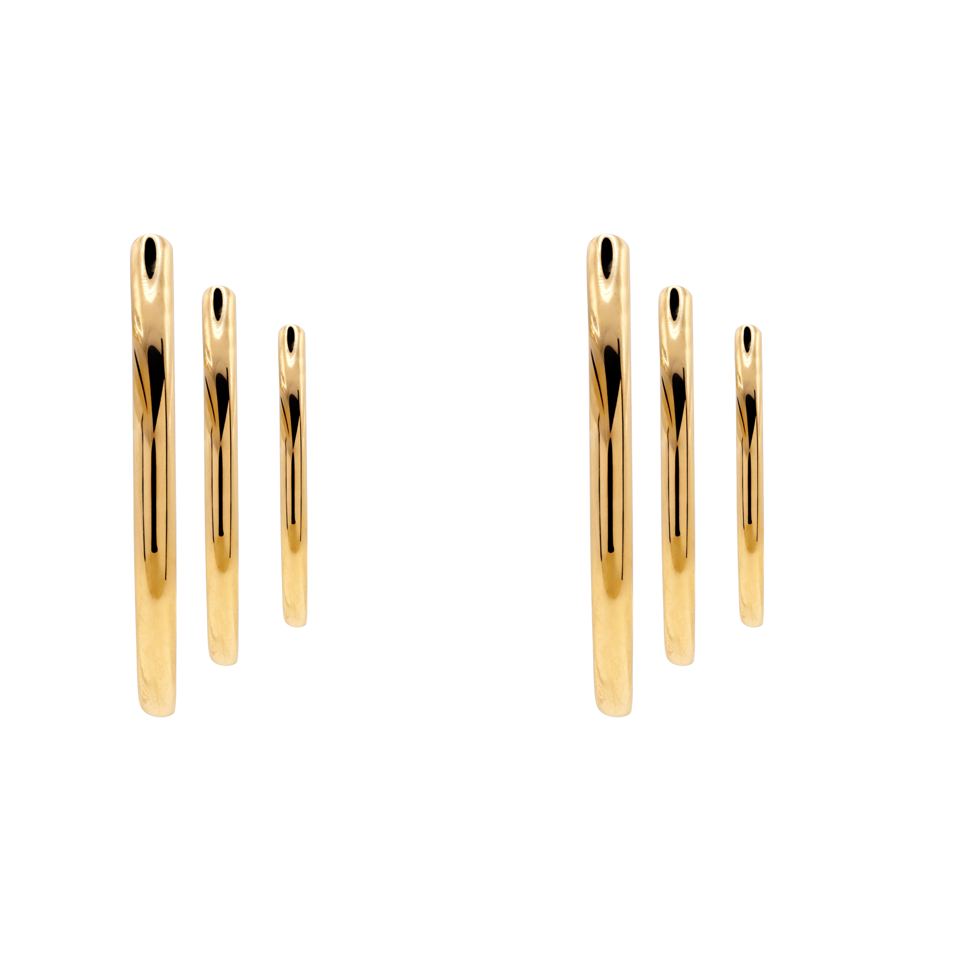 Ohrringe Damen Gold Vivienne - Klappverschluss im Detail