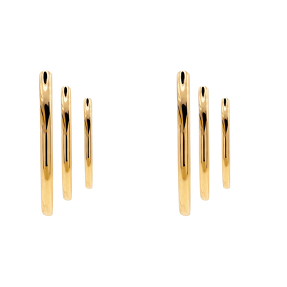Ohrringe Damen Gold Vivienne - Klappverschluss im Detail
