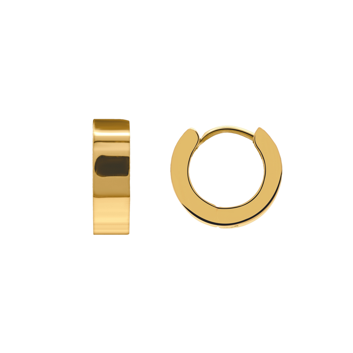 Ohrringe Damen Edelstahl Elisabetta in Gold – Creolen Produktbild