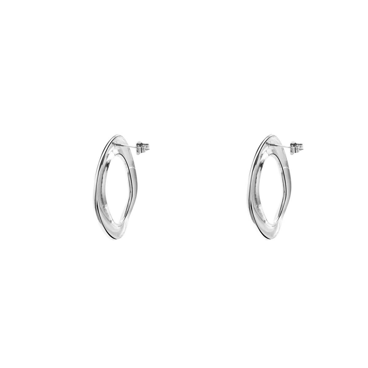 Ohrringe Damen Edelstahl Eleonora in Silber - in der Geschenkbox