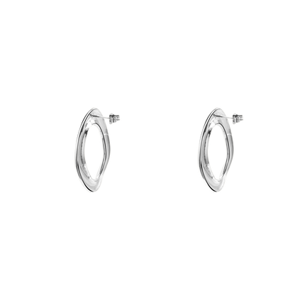 Ohrringe Damen Edelstahl Eleonora in Silber - in der Geschenkbox