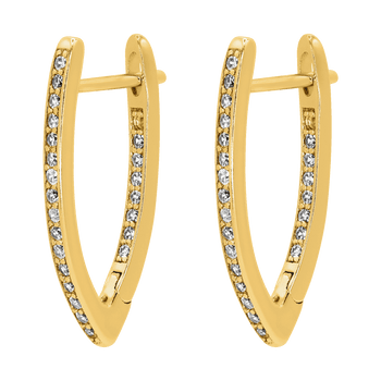 Ohrringe Trigo mit Stein