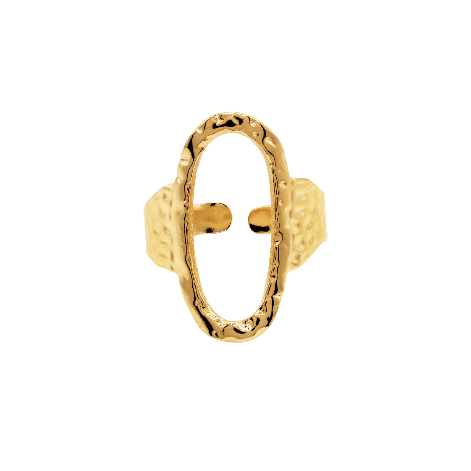 Ring Damen Gold Selene in Gold – Produktansicht des offenen Rings