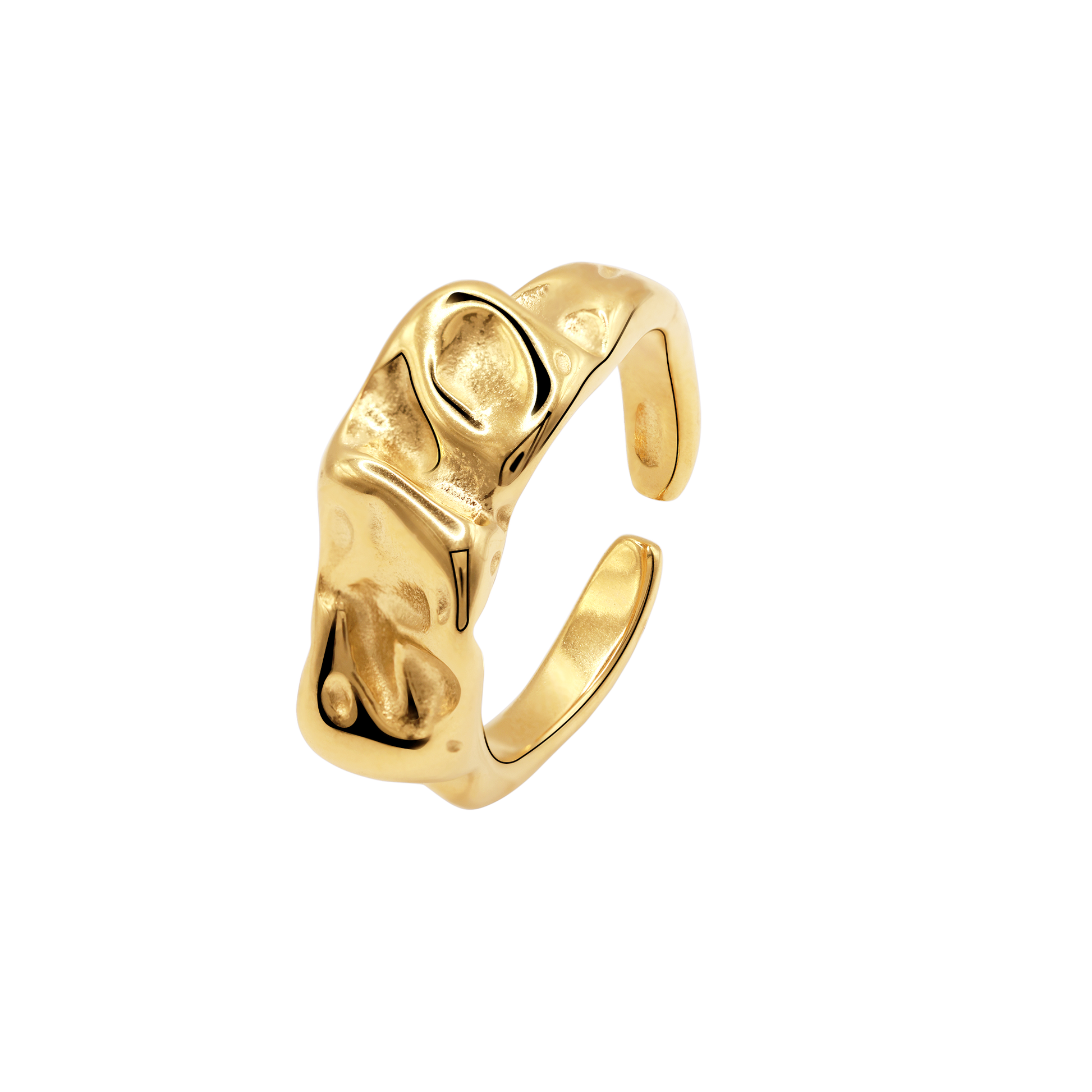 Ring Damen Gold Maple in Gold – Detailansicht der nahtlosen Verarbeitung
