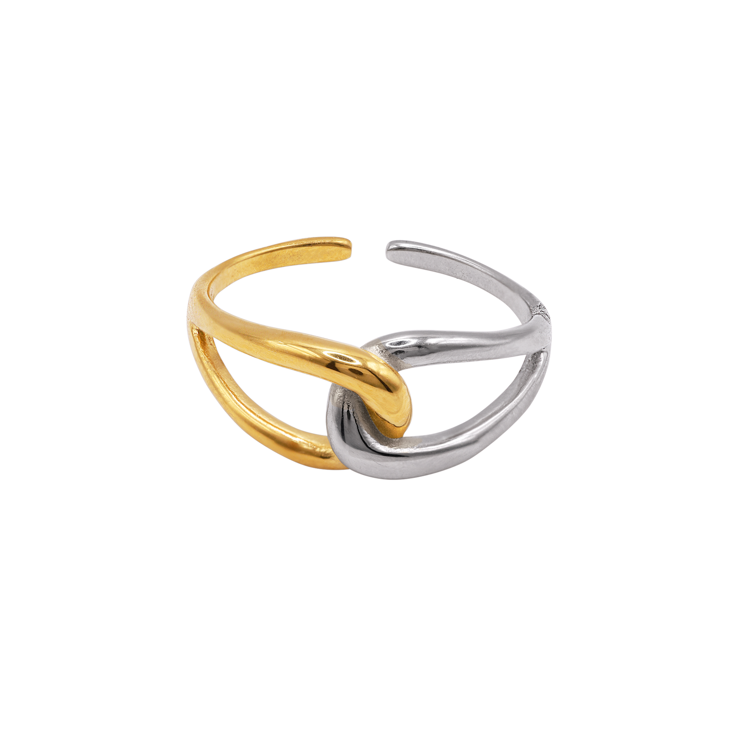 Ring Damen Bicolor Wren in Bicolor – Produktansicht des schmalen Rings
