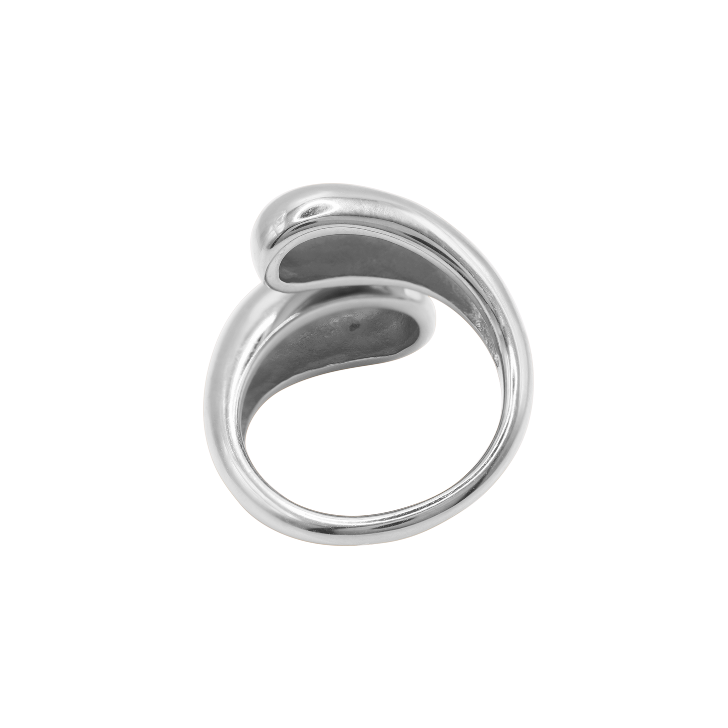 Ring Damen Edelstahl Elani Silber gestylt zum Outfit