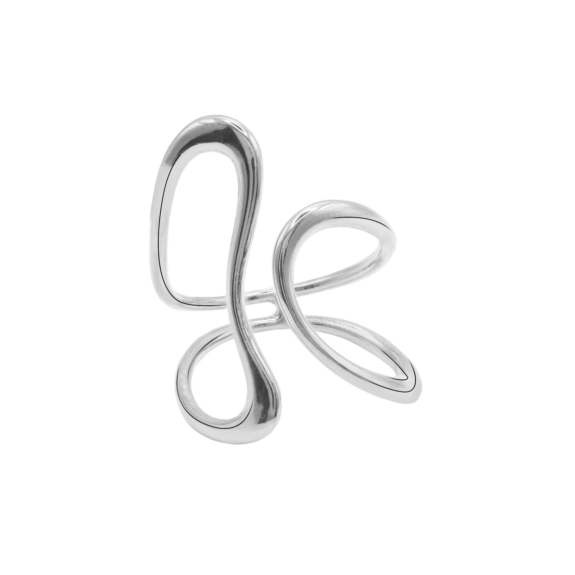 Ring Damen Edelstahl Enola Silber Produktansicht