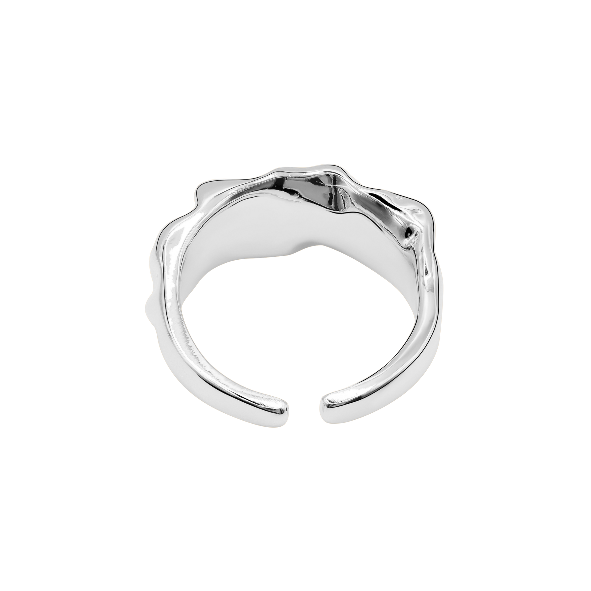 Damen Ring Celeste in Silber gestylt zum Outfit - Heideman
