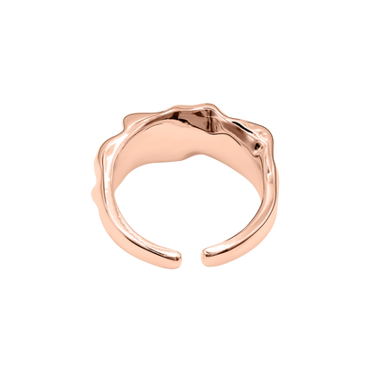 Damen Ring Celeste in Rosé gestylt zum Outfit - Heideman