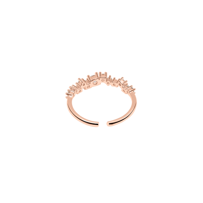 Damen Ring Ottavia in Rosé gestylt zum Outfit