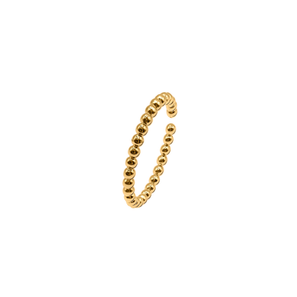 Ring Damen Edelstahl Isotta in Gold - Detailansicht der Ringschiene