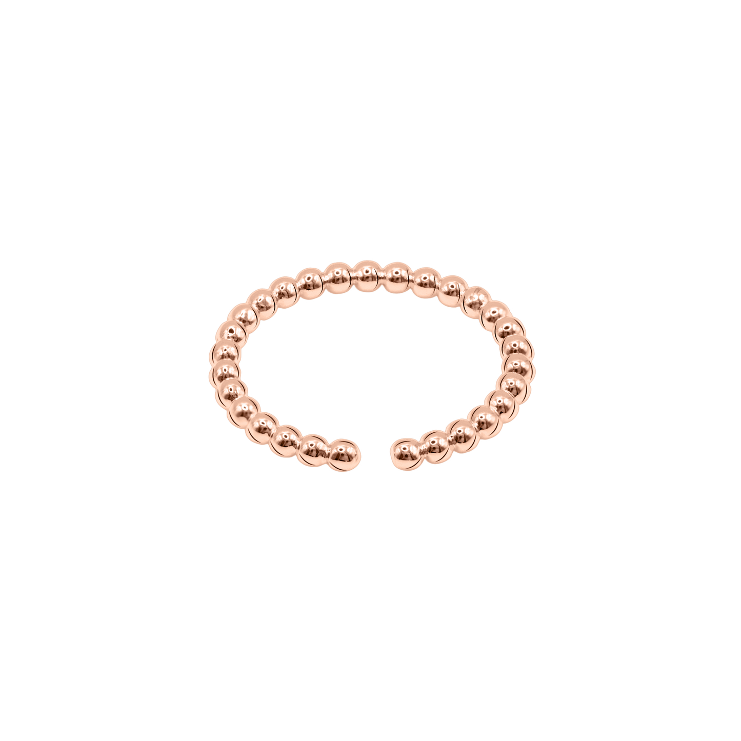 Ring Damen Edelstahl Isotta in Rosé gestylt mit weiterem Schmuck